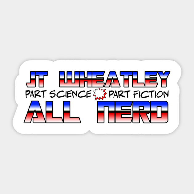 JT Wheatley Action Shirt Sticker by The Fall Horsemen